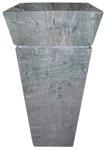 Grey Marble Pedestal Sink Hf002j1