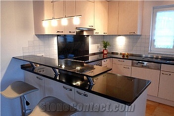 Kitchen Design, Kitchen Tops, Absolute Black Granite