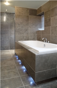 Lagos Azul Limestone Honed Bathroom Decorating
