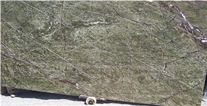 Rain Forest Green Marble Slab, India Green Marble