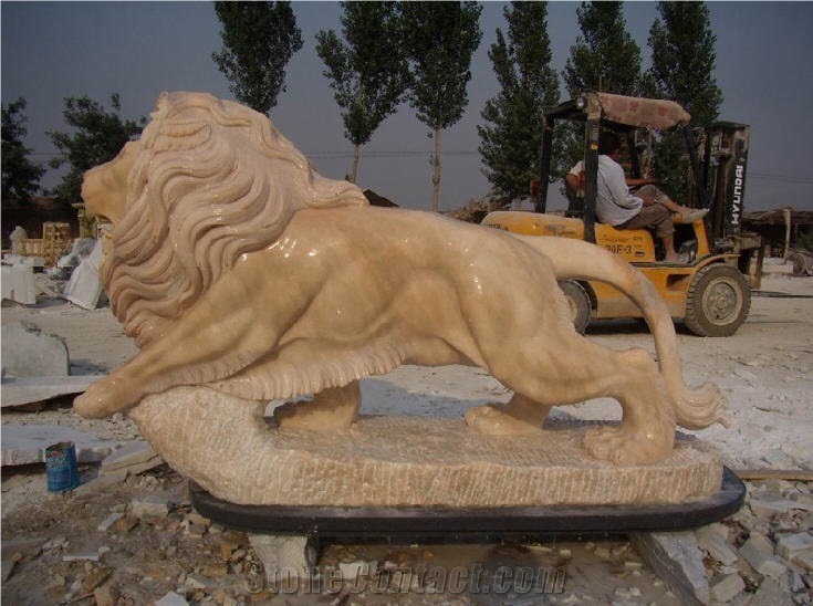 Lion Sculpture - Jerusalem Stone