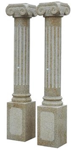 Ionic Columns, Angled Shaft