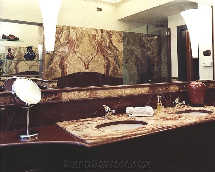 Rosso Laguna Bathroom Vanity Top