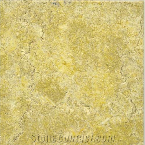 Jaune Dore Limestone Slabs & Tiles, Tunisia Yellow Limestone