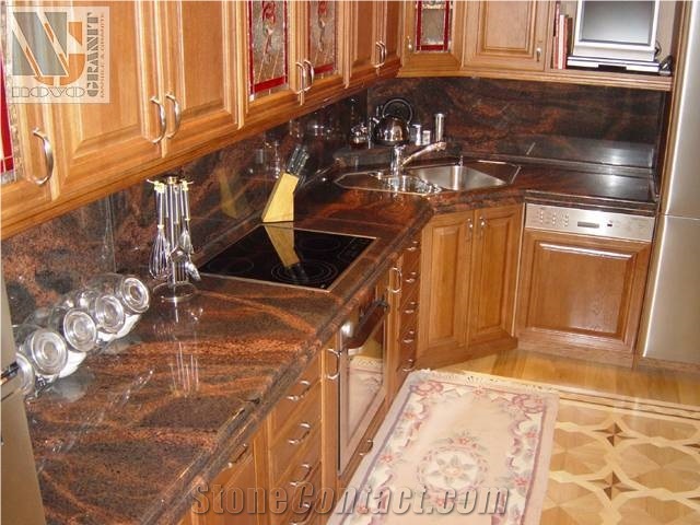 Kitchen Work Tops, Indian Aurora Granite