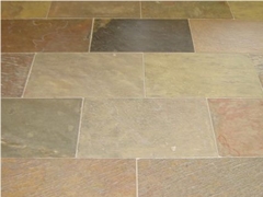 Peacock Slate Floor Pattern Slabs & Tiles