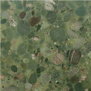 Green Mosaic Granite Slabs & Tiles, Brazil Green Granite