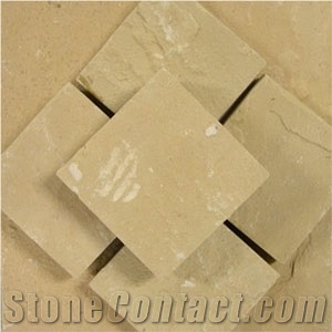 Dolsey Beige Marble Cube Stone