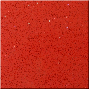 Red Quartz Stone Tile,Glitter Red