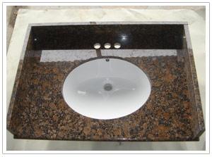 Coffee Brown Granite Vanity Top