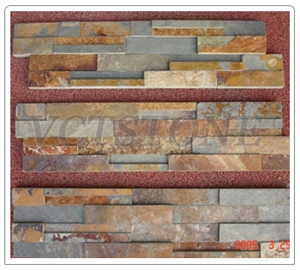 Culture Slate Tile,cultured Stone, Rust Red Slate Cultured Stone