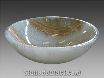 Blue Onyx Vessel Sink 04 From China Stonecontact Com