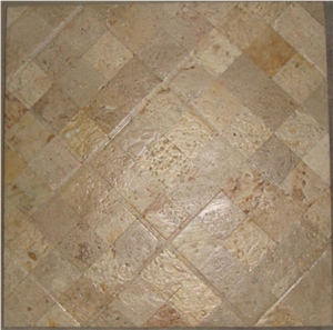Travertine Mosaic Composite Tile