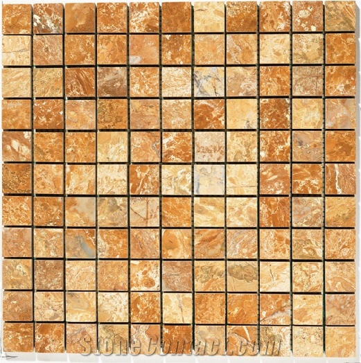 Antique Yellow Marble Mosaic Tiles
