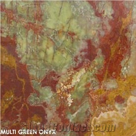 Multicolor Green Onyx Slabs & Tiles, Pakistan Green Onyx