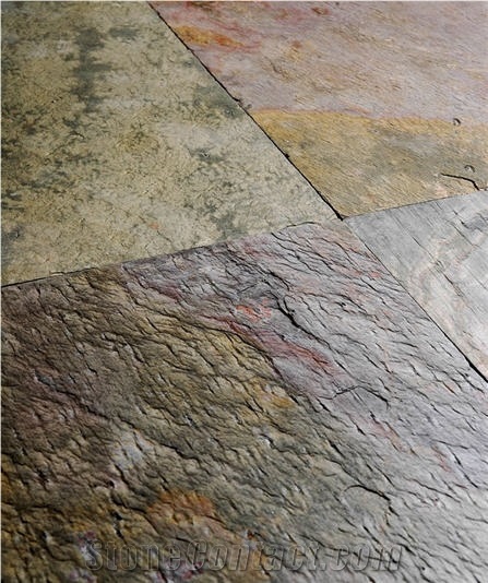 Slate Floor Tiles Raja-multi