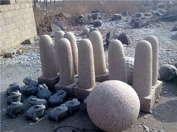 Granite Ball - Parking Stones