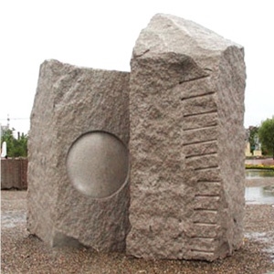 Grey Granite Garden Boulder
