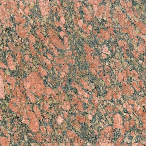 Pink Green Granite Slabs & Tiles, Finland Red Granite