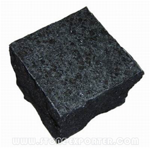 G684 Granite Cobblestone on Mesh