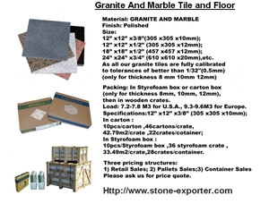 Granite and Marble Tile
