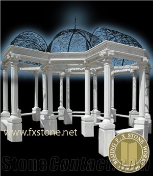 Hand Carved Marble Gazebo