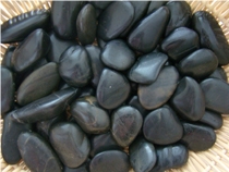 Black Marble Pebble Stone