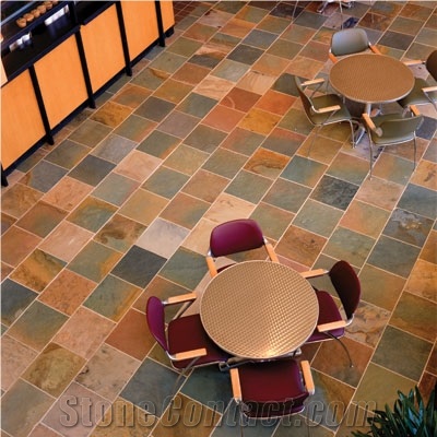 Earth Slate Flooring Tile