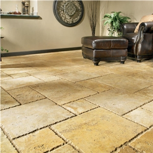 Isparta Travertine Chiseled Pattern