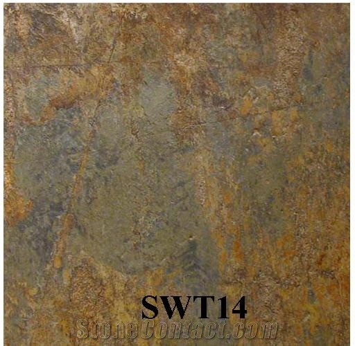 China Rust Slate(Srt14-Z) Slabs & Tiles
