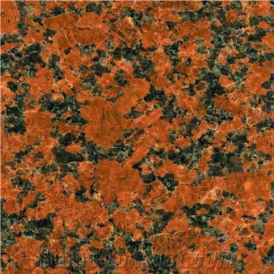 Vermelho Coral Granite Slabs & Tiles, Brazil Red Granite