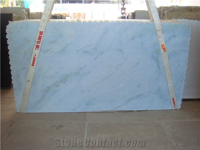 Blue Sky White Marble Slabs & Tiles, China White Marble