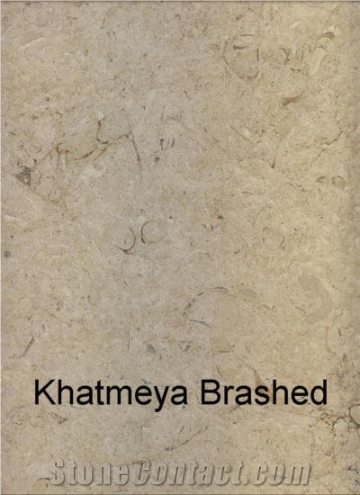 Khatmeya Brashed Marble Slabs & Tiles, Egypt Beige Marble