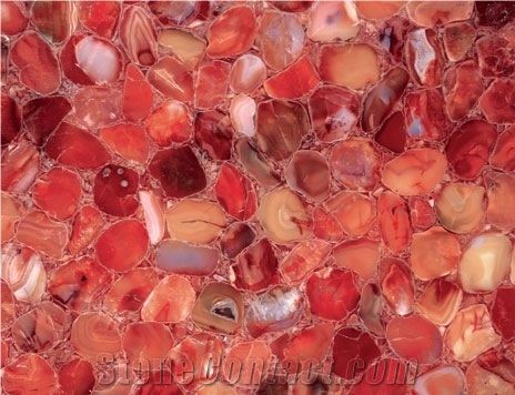 Carnelian Rosso Artificial Stone
