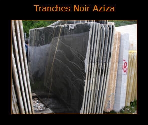 Noir Aziza Marble - Black Aziza Marble Slabs