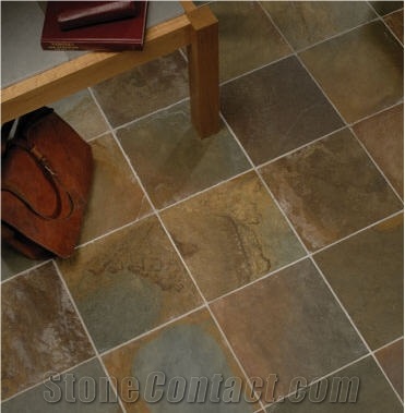 China Rust Slate Floor Tile