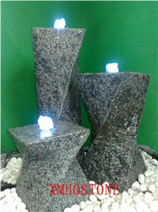 G654 Black Granite Twist,Water Fountain