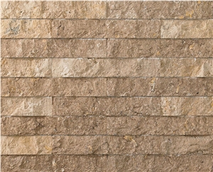 Noce Travertine Split Faced Wall Pavers