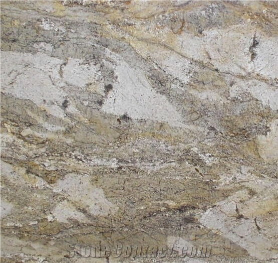 Amber gold granite