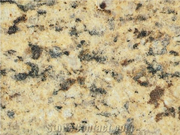 Giallo Topazio Granite Slabs & Tiles, Brazil Yellow Granite