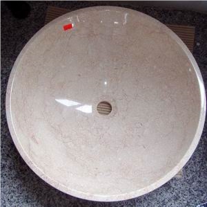 Beige Marble Basin 001