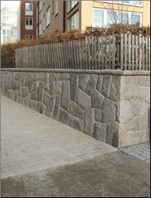 Bohus Granite Paving, Wall Cladding