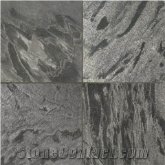 Ostrich Grey Honed Slate Slabs & Tiles, India Grey Slate