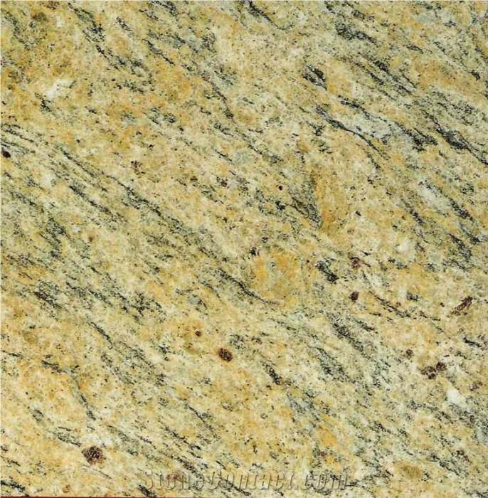 Giallo S.cecilia Granite Tiles, Brazil Yellow Granite