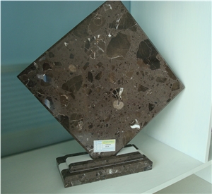 Dark Bown Marble - Quartz Stone