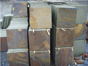 China Multicolor Slate Slabs & Tiles