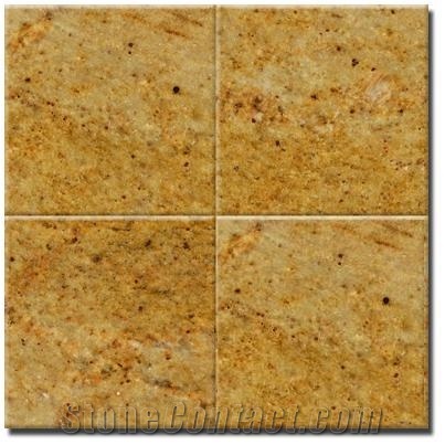 Madura Gold Granite Slabs & Tiles, India Yellow Granite