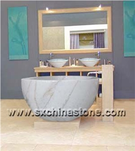 White Marble Bathtub 18