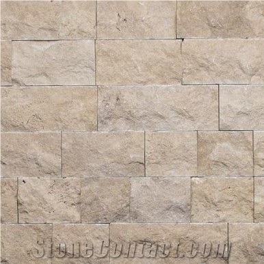 Split Face Beige Travertine Wall Stone