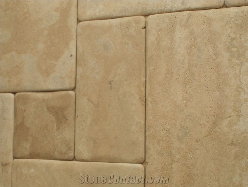 Wavy Edge Travertine Tiles & Slabs, Beige Travertine Floor Tiles, Wall Tiles
